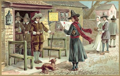 Thanksgiving Day door American School
